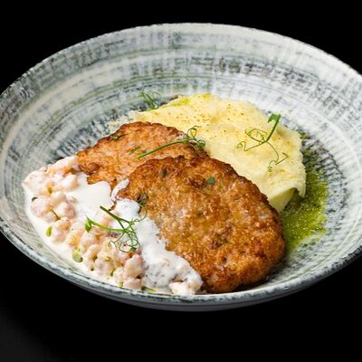 Котлеты из белой рыбы в Устрицы & танцы по цене 1050 ₽