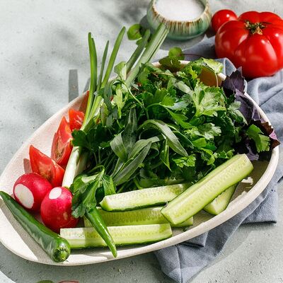 Сезонные овощи и зелень в Мангал&Грузия по цене 650 ₽