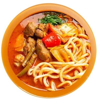 Лагман с говядиной в Солнечный день по цене 108 ₽