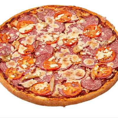 Пицца с колбасой и грибами в Европа по цене 185 ₽