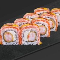 Roll с лососем и креветкой в темпуре №30 в Sushkin Set