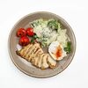 Салат Цезарь с яйцом пашот и добавками в White Fox Cafe по цене 715