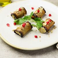 Рулеты из баклажанов с орехами в The Kitchen