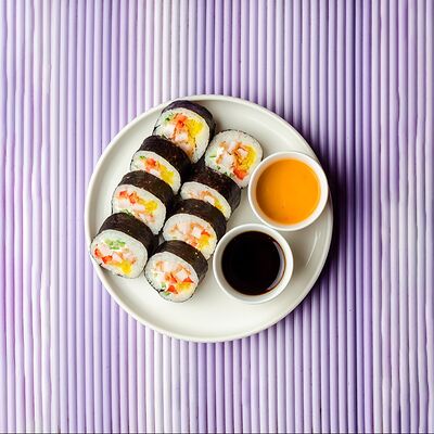 Кимбап с курицейв Лапшичка по цене 470 ₽