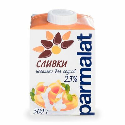 Сливочный крем ультрапастеризованный 23% Сливки для соуса Parmalat Бзмж в Азбука Вкуса Экспресс Меню по цене 210 ₽