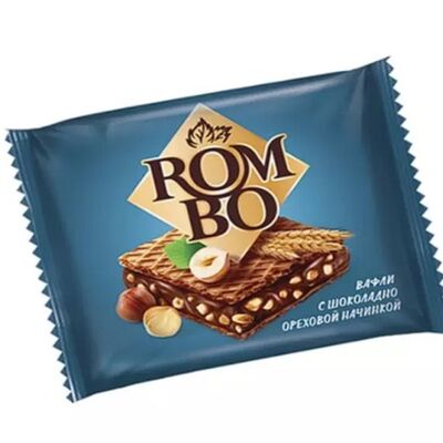 Вафли Rombo с ореховой начинкой в Золотой лайм по цене 25 ₽