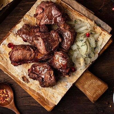 Шашлык из говяжьей вырезки в Шашлык Центр на Углях по цене 989 ₽