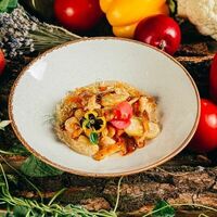 Ньокки том-ям с тигровыми креветками в PrimaVera