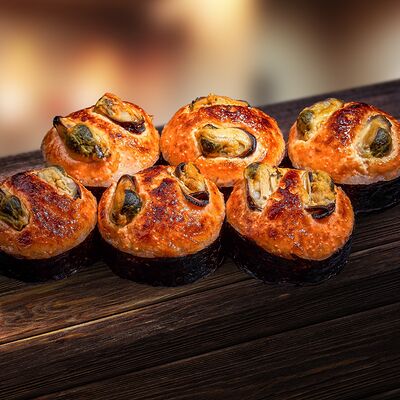 Запеченная мидия Lux в Суши Рай по цене 900 ₽