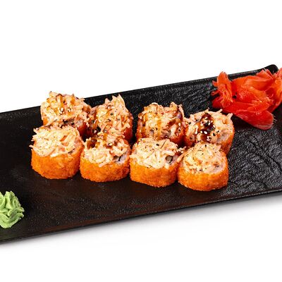 Запеченный ролл Калифорния в MAHALLA по цене 2700 ₸