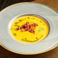 Сырный суп с курицей и беконом в Завод