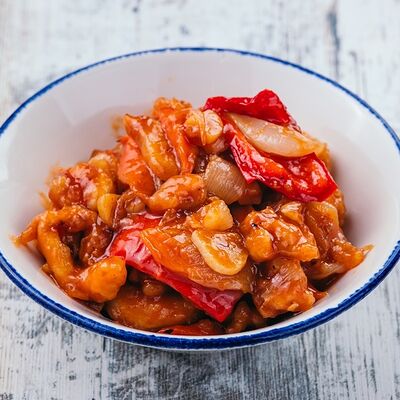 Мясо в кисло-сладком соусе в Изюм по цене 400 ₽