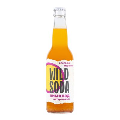 Лимонад Wild soda Апельсин-маракуйя в Кофе на русаковской по цене 229 ₽