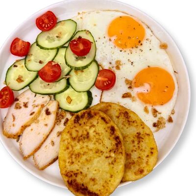 Хашбраун и глазунья в Тепло по цене 608 ₽