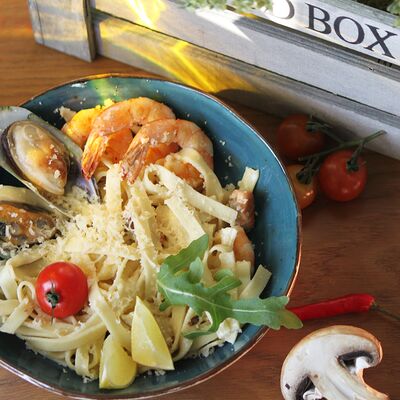 Паста с морепродуктами в Foodlink по цене 580 ₽