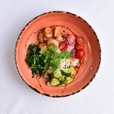 Поке с креветками в Самое популярное кафе по цене 290