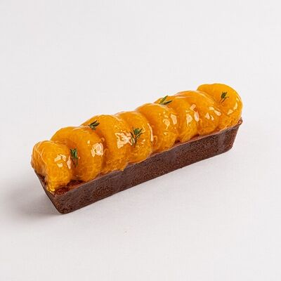 Тарталетка с мандарином, фундучной пастой и кранчем в Британские Пекарни по цене 465 ₽