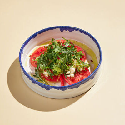 Узбекские томаты с Имеретинским сыром в Plov Project по цене 430 ₽