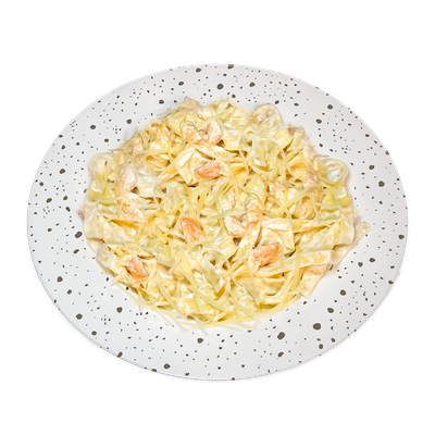 Паста с красной рыбой в сливочном соусе в Папа Пицца по цене 650 ₽