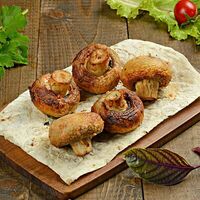 Грибной шашлык в ALGA Вкус Кавказа