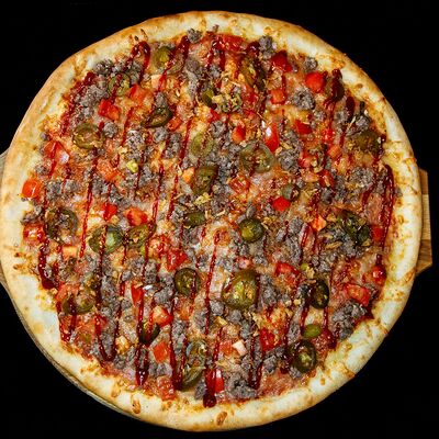 Пицца Острая говядина 40 см в Yesh Pizza по цене 940 ₽