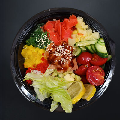 Поке с лососемв Пицца vs Роллы по цене 450 ₽