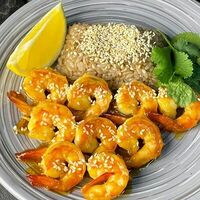 Креветки в чесночном соусе в Андеграунд Pizza & Sushi