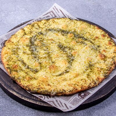 Фокачча с песто и пармезаном в Jager Meet to Eat по цене 390 ₽