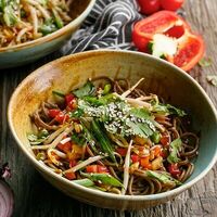 Соба с овощами в Баклажан в ТЦ 