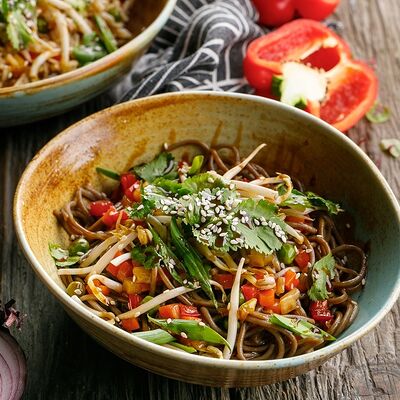 Соба с овощами в Баклажан в ТЦ 