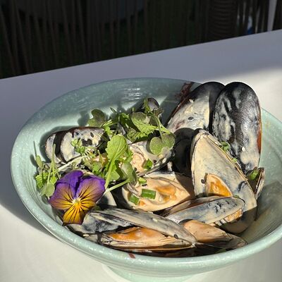 Мидии в белом соусе в Domo по цене 760 ₽