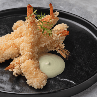 Хрустящие креветки в Японский домик по цене 848 ₽