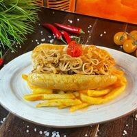 Хот-дог с ребром в Ребрабар