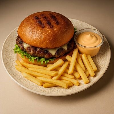 Бургер курица порция в Прожарка по цене 750 ₽