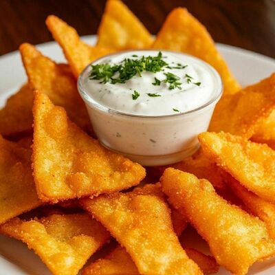 А-ля Начос и фирменный Соус в СЫТЫЙ ГУСЬ по цене 149 ₽