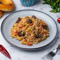 Плов ташкентскийв Лагман шашлык