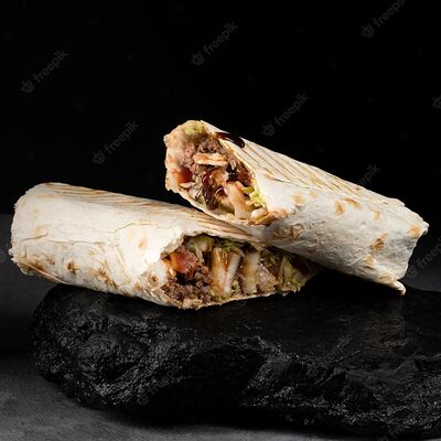 Шаурма со свининой в Пиццерия Papa Pizza по цене 350 ₽