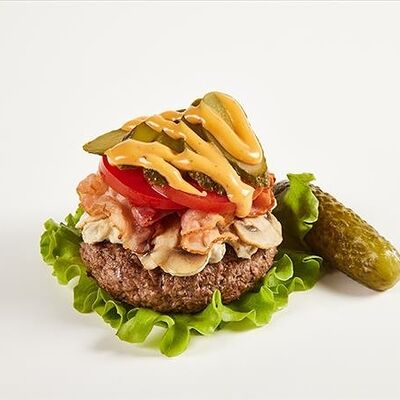 Бургер Брянский парень в листьях в #FARШ по цене 810 ₽