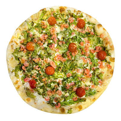 Пицца Цезарь с креветкой в Папа Пицца по цене 1000 ₽