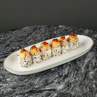 Запеченный ролл с тунцомв Суши в бутылке