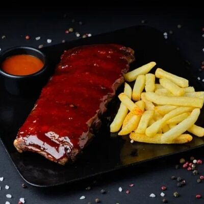 Ребра свиные BBQ в Mesto Sushi & Grill по цене 850