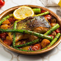 Лосось из печи в Maroon