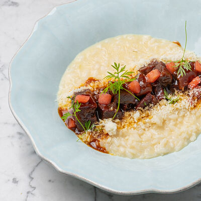 Ризотто с телячьими щеками в Monica по цене 870 ₽