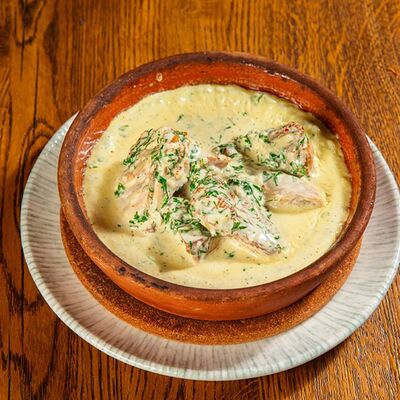 Цыпленок шкмерули в Вах!Хинкали по цене 1050 ₽