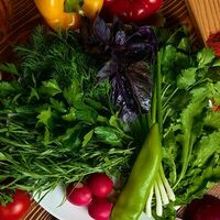 Ассорти из зелени в Строгинская гавань