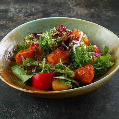 Салат с печеным картофелем и треской в ЛарисуВаннуХочу по цене 590