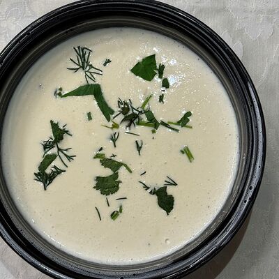 Сливочный суп Дорблю с креветкойв Сказка lounge по цене 700 ₽