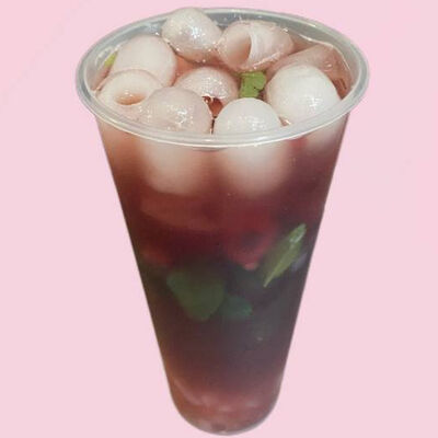Большой холодный чай Малина на льду в Бабл Шмабл по цене 450 ₽