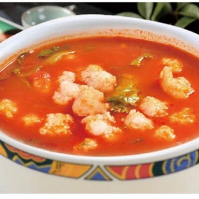 Суп с креветками и помидорамив ГУаНЬ ЯНЬ по цене 1330 ₽