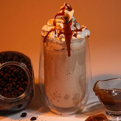 Фраппучино карамель (а-ля смузи) в The boba по цене 399 ₽